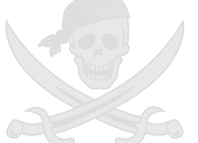 Pirate skull and swords
