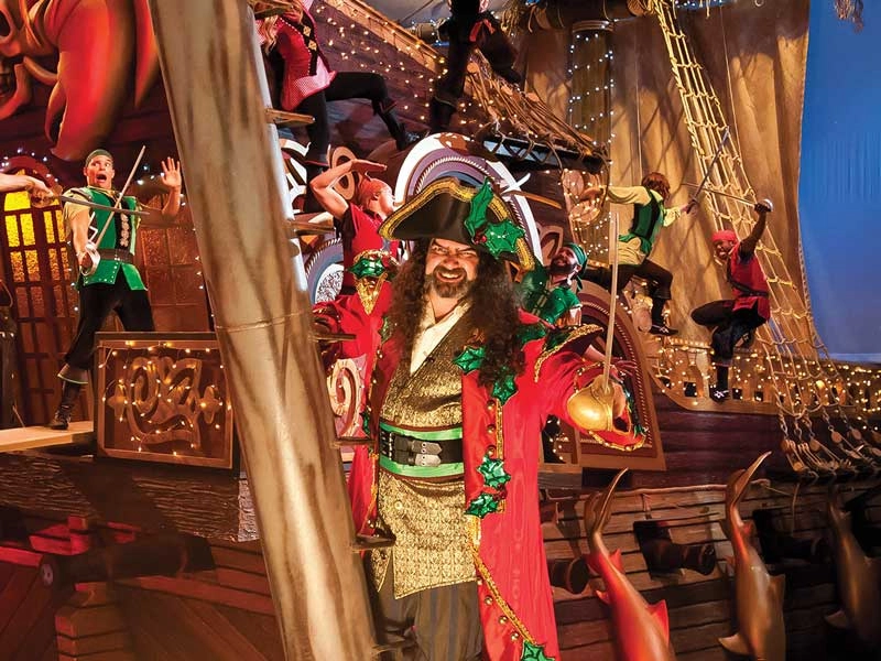 Captain Blackbeard at Christmas show