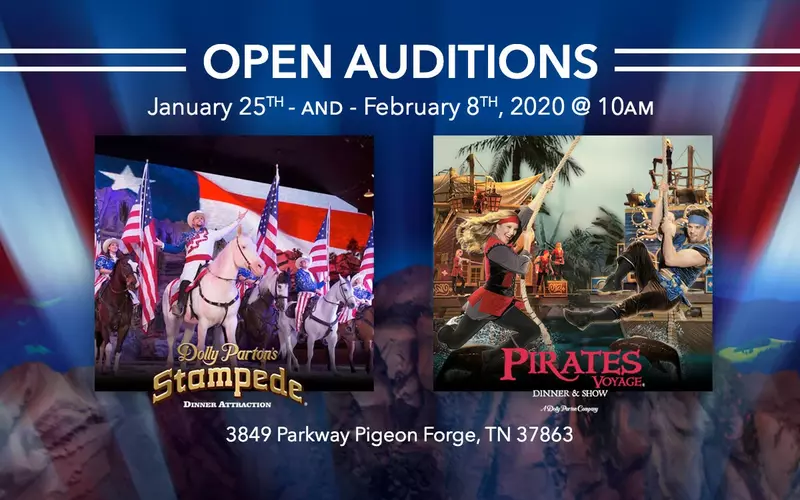 Open Auditions For Pirates Voyage in Pigeon Forge