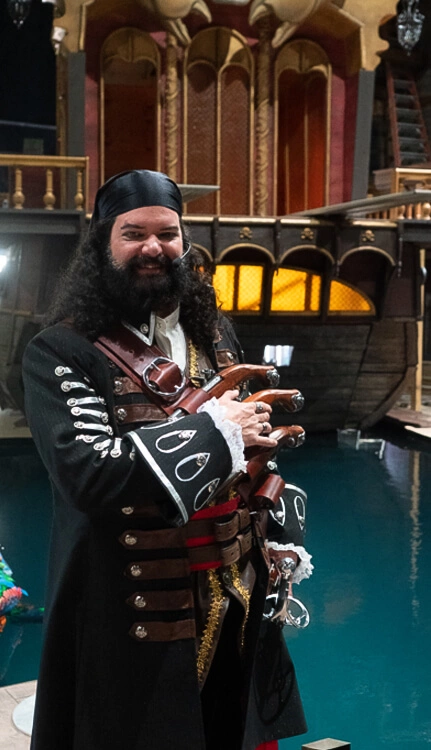 at Pirates Voyage Dinner & Show in Pigeon Forge, TN