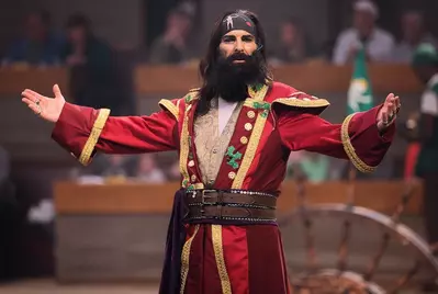 Captain Blackbeard during Christmas show