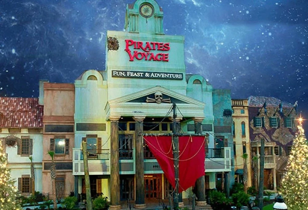 Pirates Voyage during the Christmas season