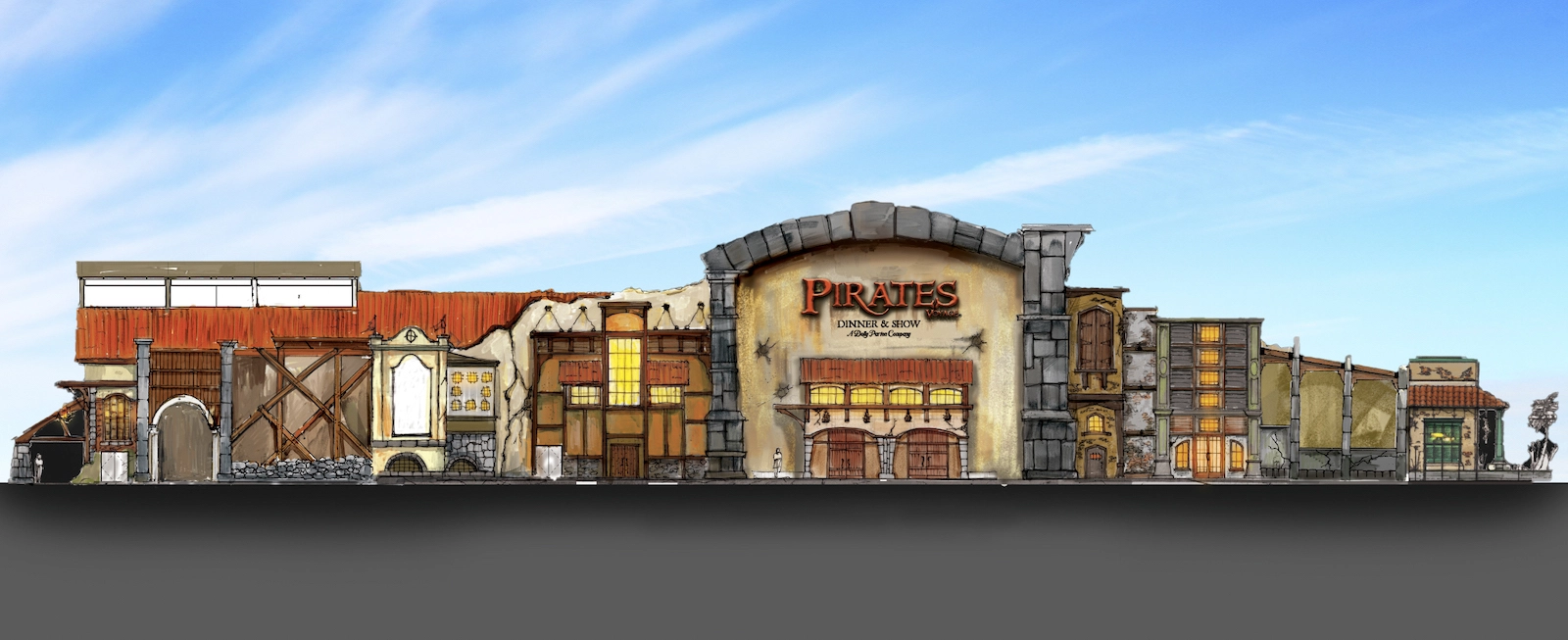 Pirates Voyage Panama City Beach Rendering