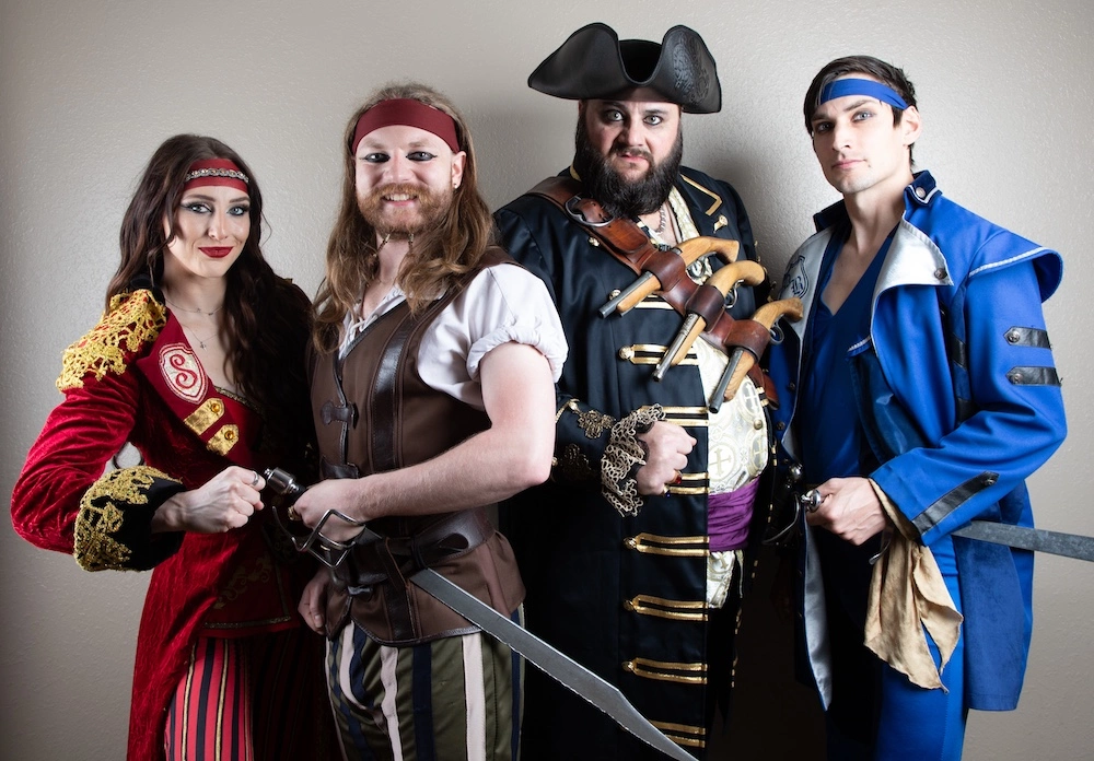 Pirate costumes for Pirates Voyage in Panama City Beach