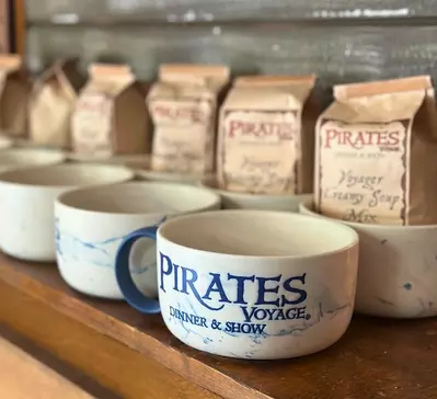 soup mix at Pirates Voyage