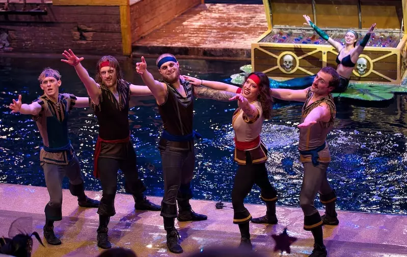 Pirates Cast on deck