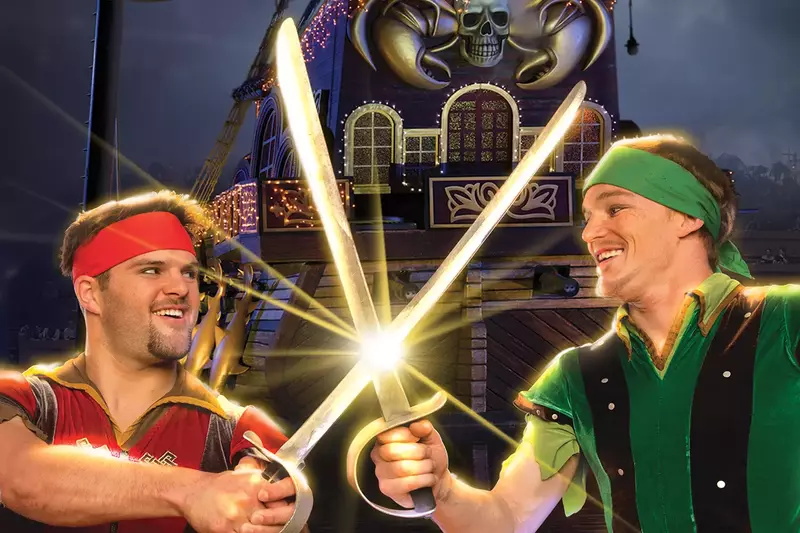 Crimson and emerald crews battling