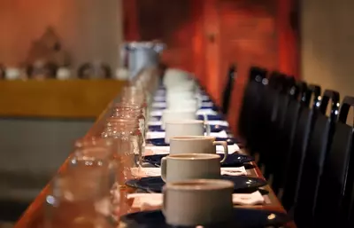 close-up of seating at Pirates Voyage